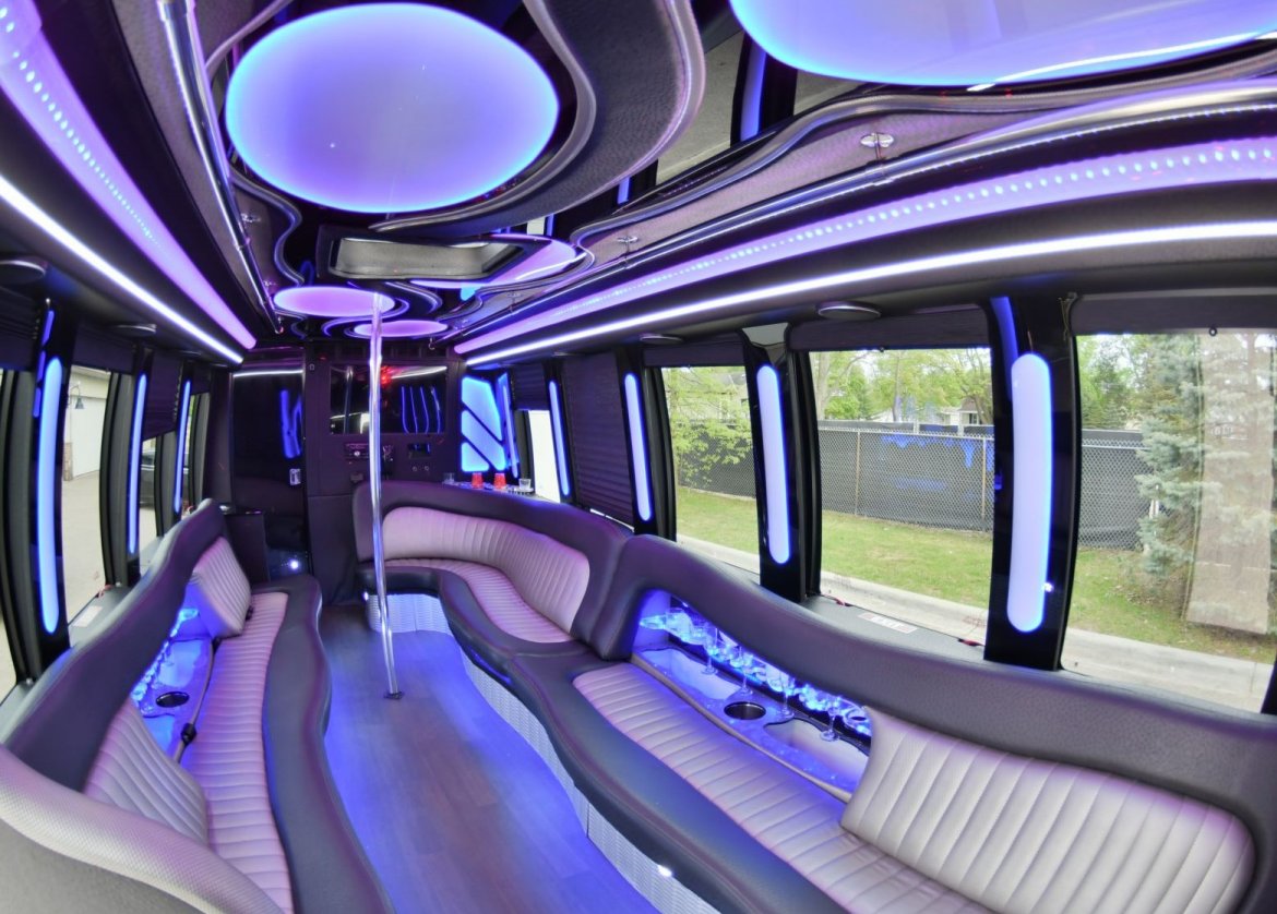 Limo Bus for sale: 2014 Ford E-450 by Newport Coachworks / Moonlight
