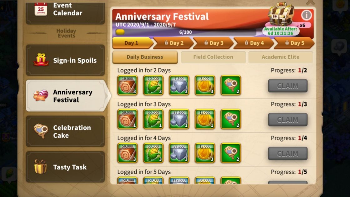 Anniversary Festival