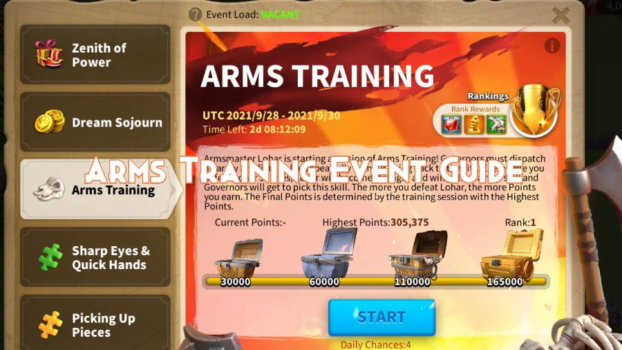 Rise of Kingdoms Arms Training Event Guide: Best Skill Order 2024 Updated