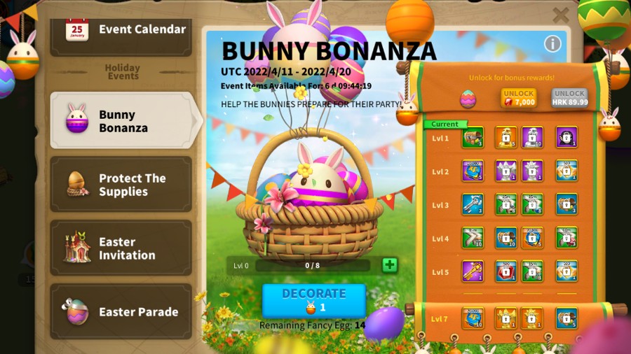 Rise of Kingdoms Bunny Bonanza Easter Invitation Event Guide