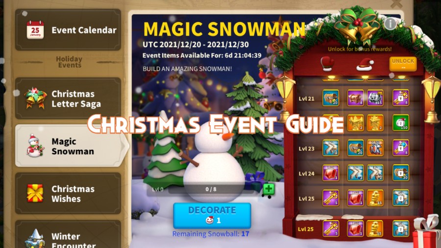 Rise Of Kingdoms Christmas Event Guide