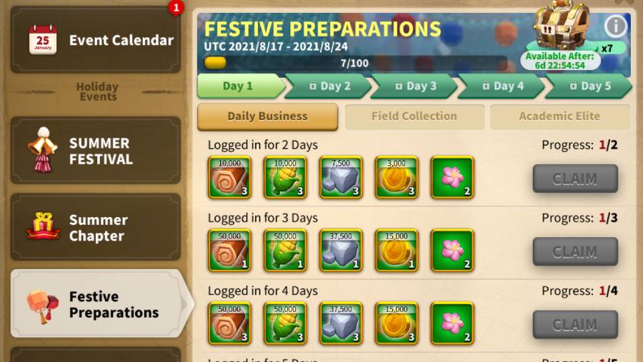 Festive Preparation Rise of Kingdoms