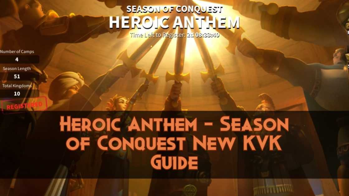 Rise of Kingdoms Heroic Anthem KVK (Power Up) Season of Conquest Guide