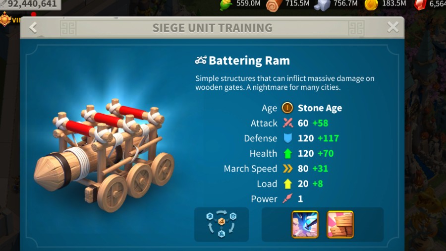 tier 1 siege units