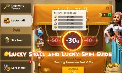 Rise of Kingdoms Lucky Stall and Lucky Spin Guide