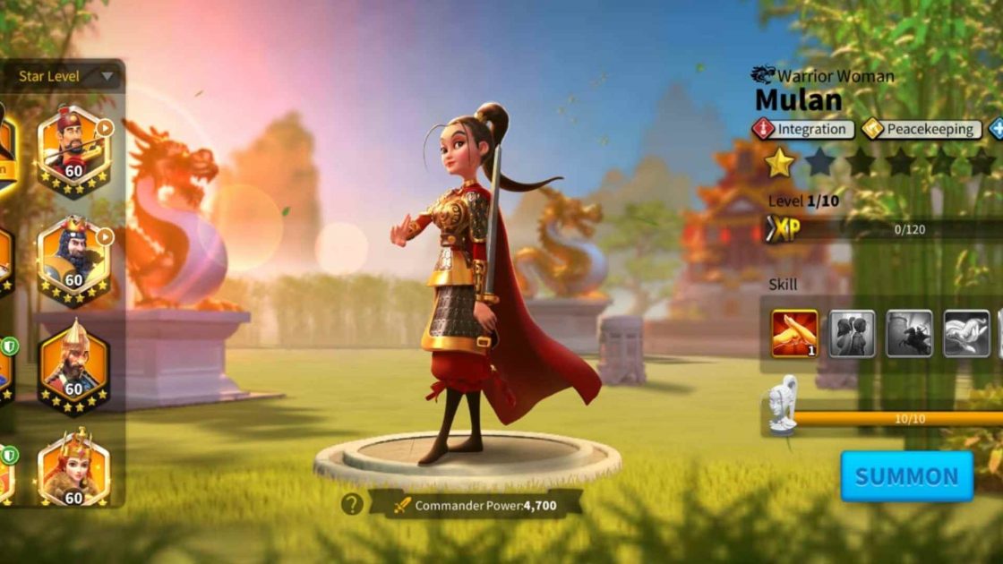 Best Mulan Talent Tree Builds and Guide 2024 ROK