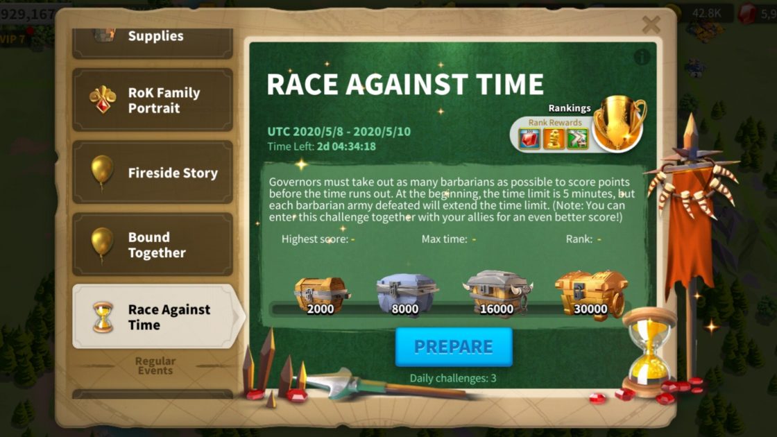 Rise of Kingdoms Race Against Time Event Guide July 2024