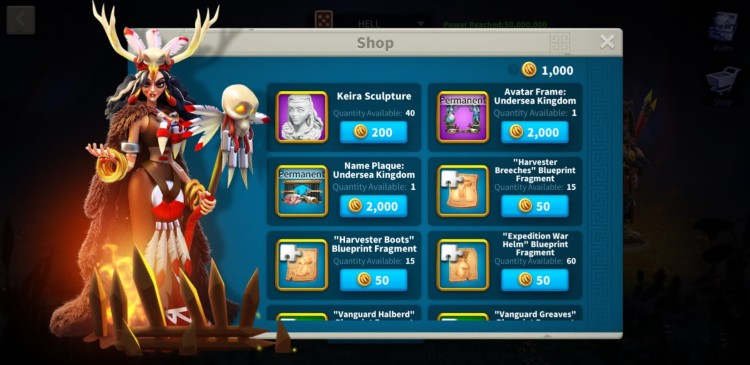 Rise Of Kingdoms Ceroli Crisis Shop