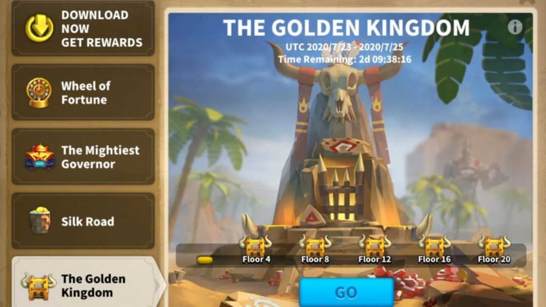 Rise of Kingdoms Golden Kingdom Event Guide