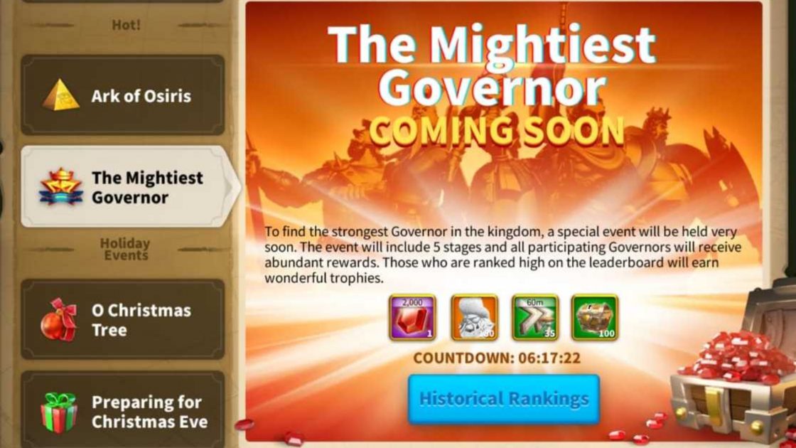 Rise of Kingdoms Mightiest Governor Event Guide MGE 2024